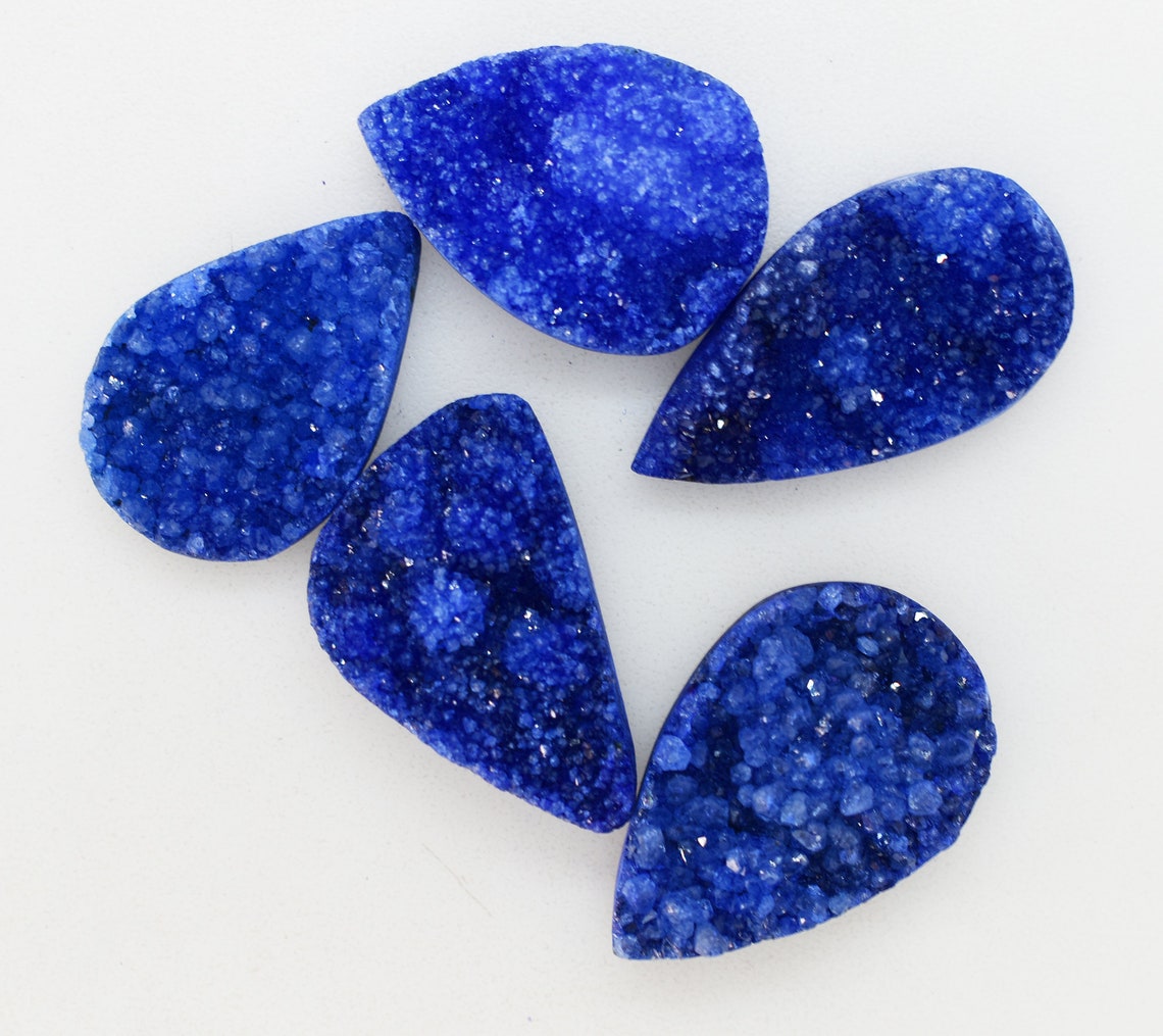 Pierre précieuse lâche bleu naturel pierre précieuse de forme Etsy