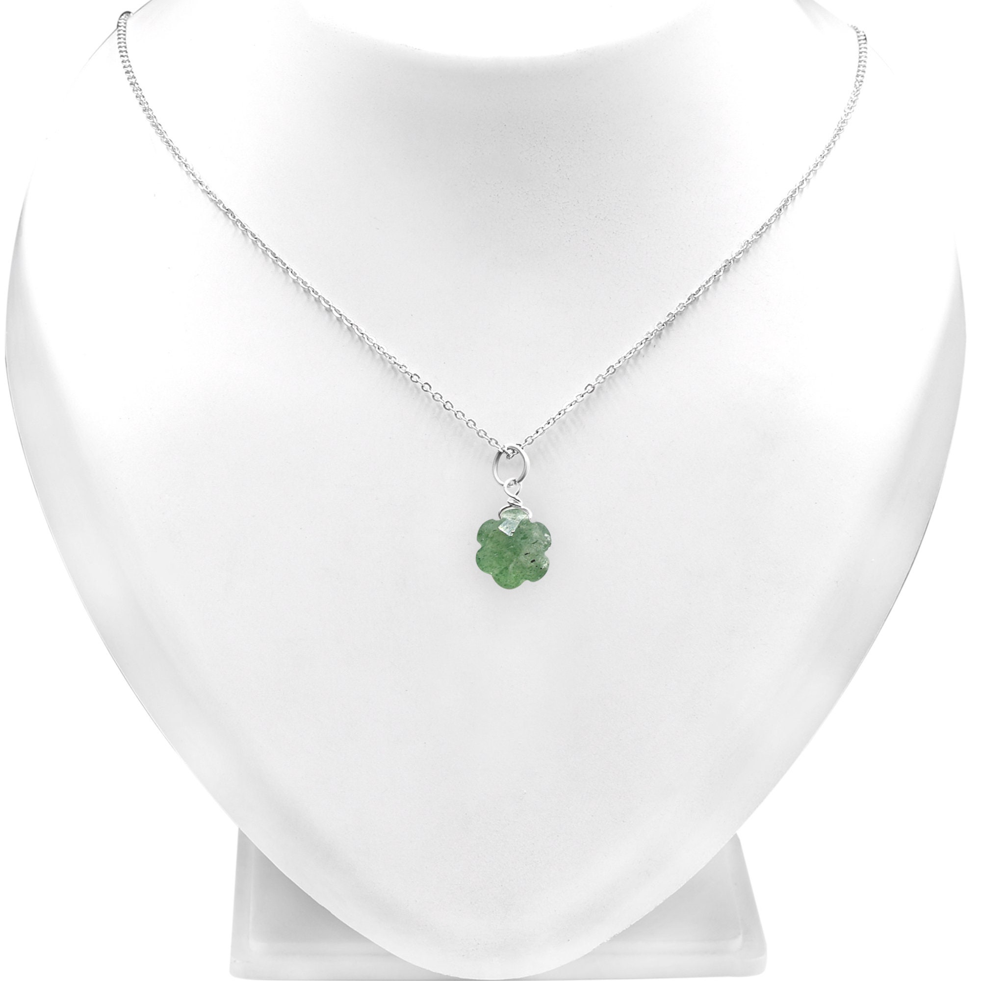 Aurora Tears Collana Con Pietra Portafortuna A Forma Di Cuore, In - Foto 11