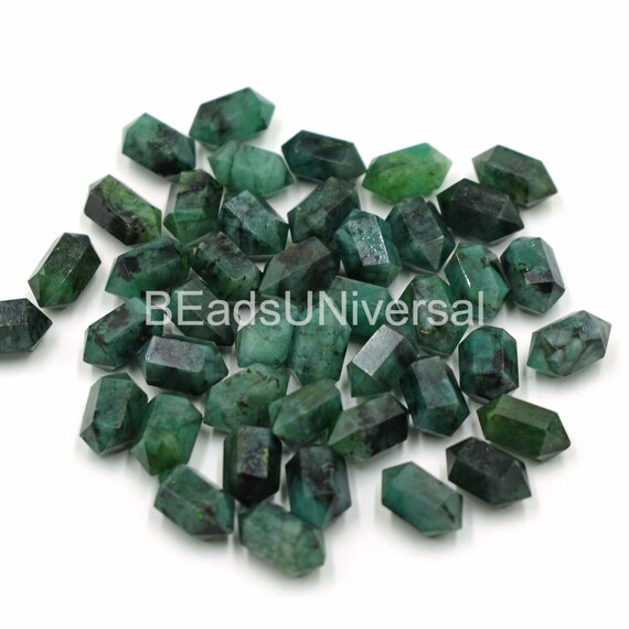 Emerald Double Terminated Crystal for Jewelry Making Small Etsy