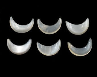 Genuine With Moonstone Hand Carved 7X18 mm Crescent Moon Briolette Plain Polished Beads Wholesale Loose Gemstone Supply For Jewelry Making