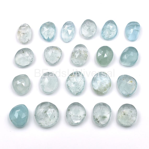 Aquamarine stones for jewelry best sale making