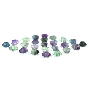 Rainbow Fluorite Carving Beads 10 mm Fluorite Star Loose Gemstone Beads Healing Crystal Multi Fluorite Carving Beads Wholesale Gemstone image 7