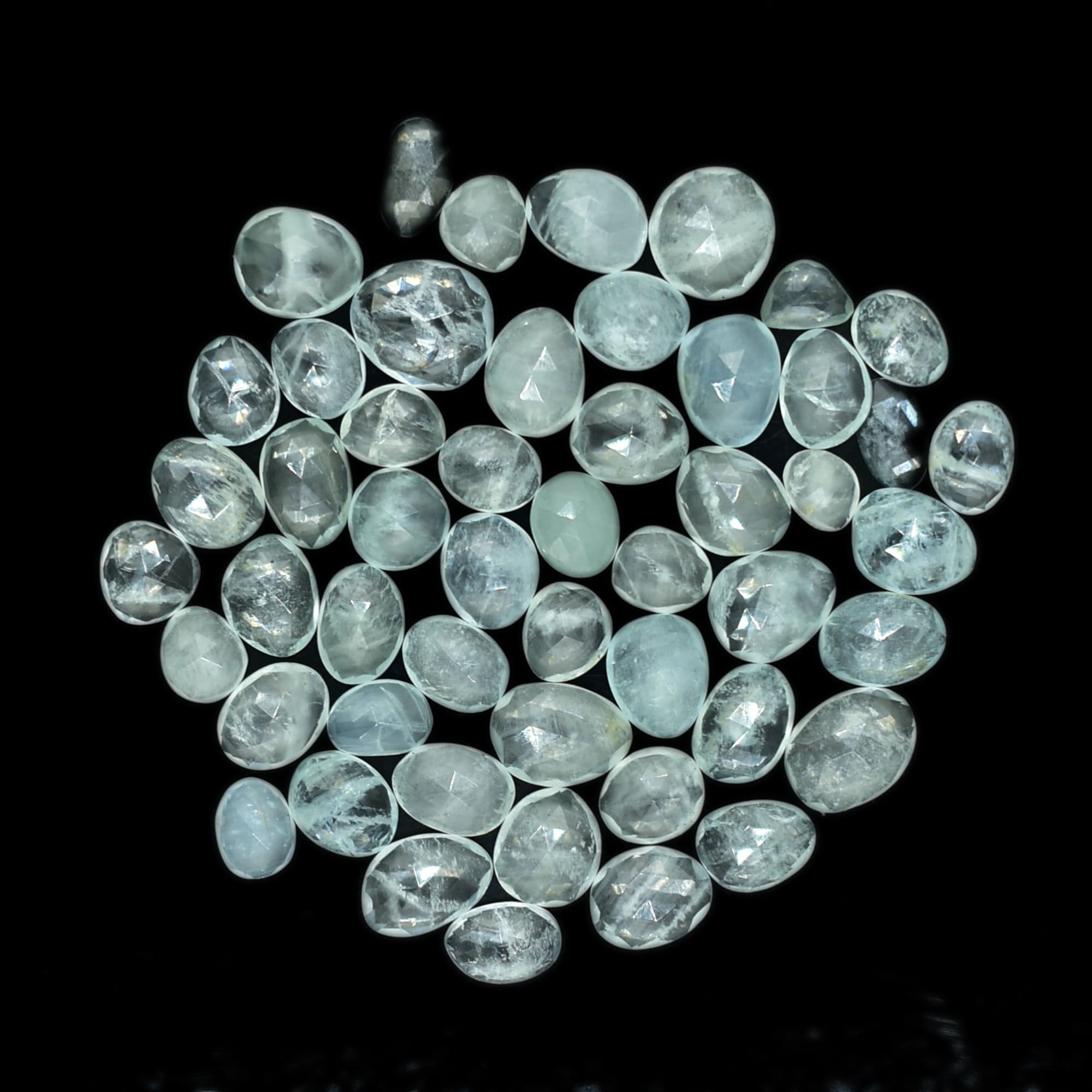 Natural Aquamarine Freeform Rosecuts Loose Gemstone for - Etsy