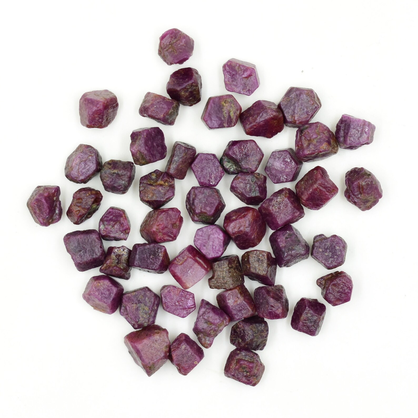 Genuine Ruby Raw Stones 6 to 8 mm Small Ruby Rough Gemstone | Etsy