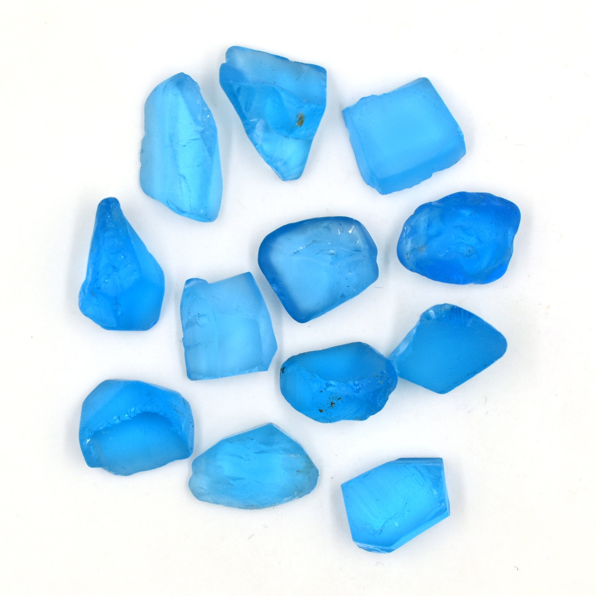 Kette Inkl. Anhänger Blauer Topas Sterlingsilber 925 - NEU (Neu (gemäss