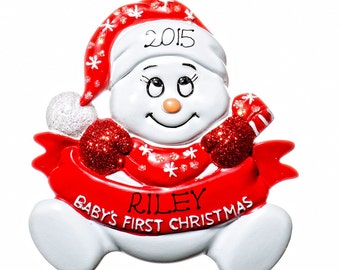 snowbabies baby's first christmas