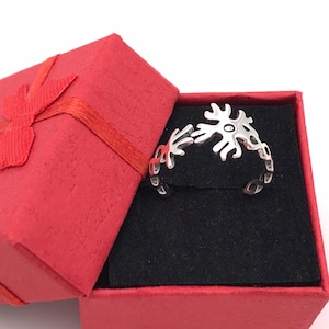 Sterling Silver Neuron Ring,Infinity Science Ring,Sizes 5-10,Neuroscience Psychology Science Gift,Science Jewelry by Molecular Motifs