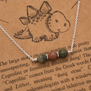Coprolite & Lava Bead Bracelet, Fossil Jewelry for Him or Her, Unique Bead  Bracelet, in Stock 
