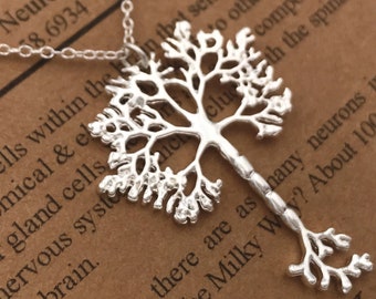 Neuron "Tree of Life" Necklace-STEM Gift-Tree of Life-Psychology Gift-Science Gift-Science Jewelry-Graduation Gift-Biology-Christmas Gift