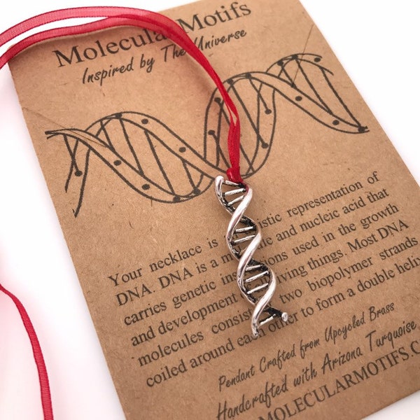 DNA Science Ornament/Bookmark-Science Gift-Genetica Gift-STEM Gift-Familie Gift-Afstuderen Gift-Kerstcadeau