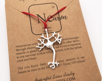 Neuron Ornament-STEM Gift-Tree of Life-Psychology Gift-Science Gift-Science Jewelry-Graduation Gift-Biology-Women in STEM-Christmas Gift