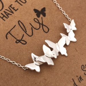 Sterling Silver Butterfly Pendant Necklace,Graduation Gift,Birthday Gift,Mother&#39;s Day Gift,Christmas Holiday Gift,