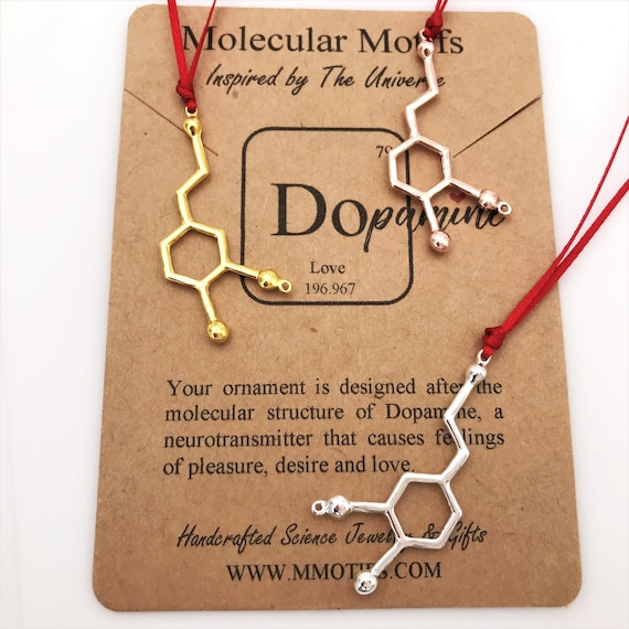 Dopamine Molecule Bookmark