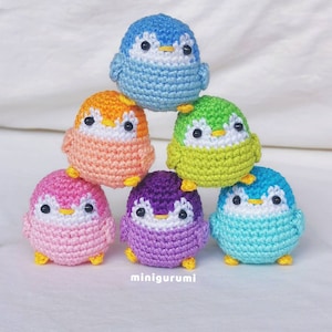 Chubby Penguin Crochet Pattern Amigurumi PDF Digital Download image 2