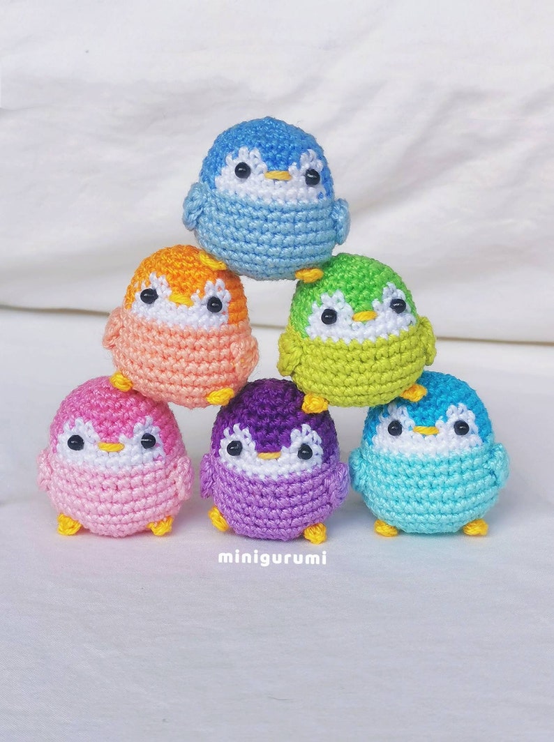 Chubby Pinguin Häkelanleitung Amigurumi PDF Digital Download Bild 2