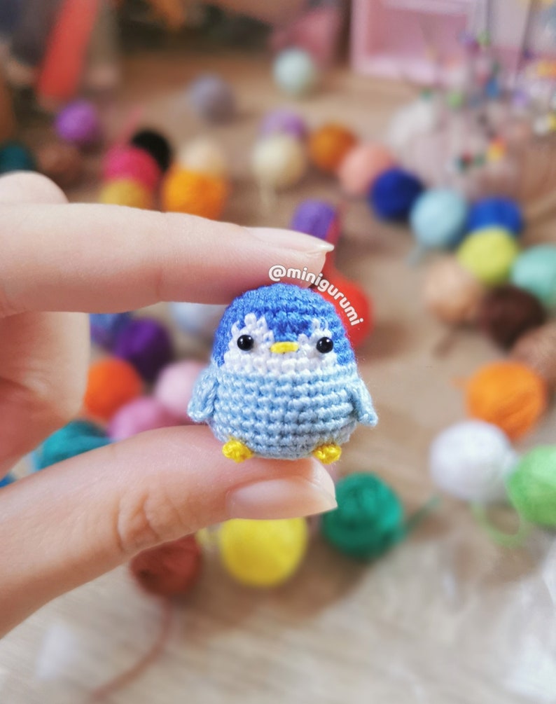 Chubby Penguin Crochet Pattern Amigurumi PDF Digital Download image 3