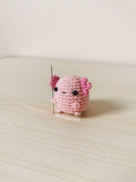 Baby Axolotl Crochet Pattern Amigurumi Tutorial Etsy