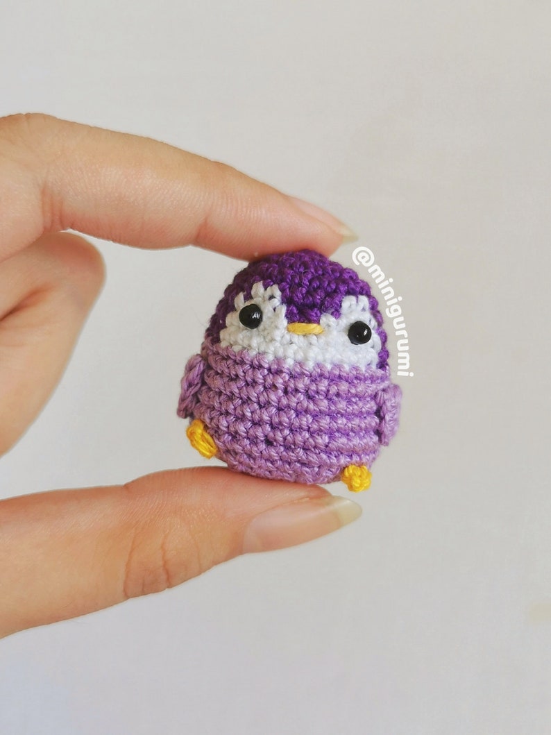 Chubby Penguin Crochet Pattern Amigurumi PDF Digital Download image 5