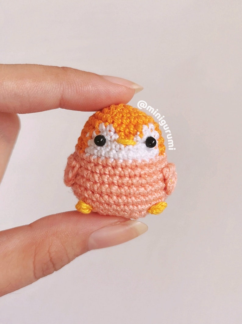 Chubby Penguin Crochet Pattern Amigurumi PDF Digital Download image 6