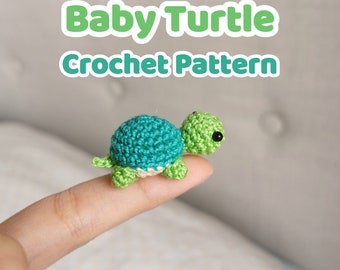 Amigurumi Turtle Crochet Pattern Digital PDF Download