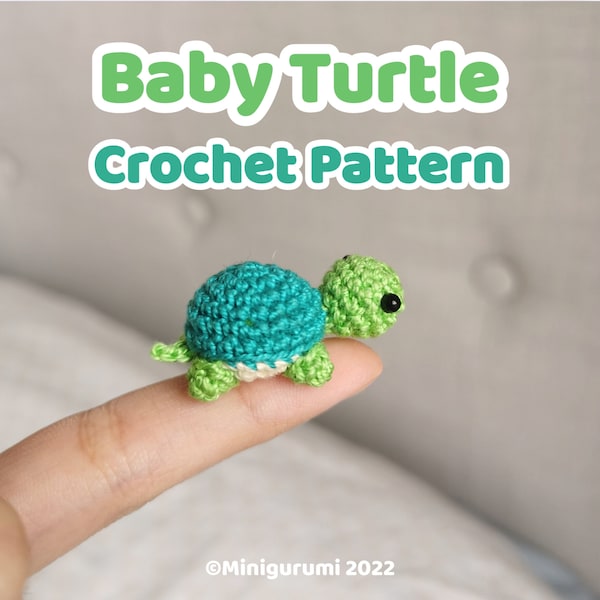 Amigurumi Turtle Crochet Pattern Téléchargement PDF numérique