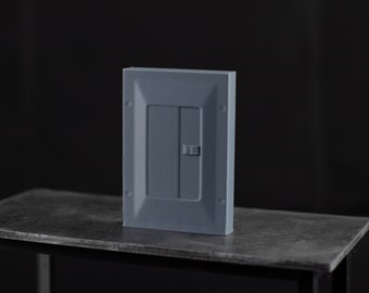 Miniature Electrical/Breaker Box Diorama PROP ONLY Action Figures/Dollhouse 1/12 Scale