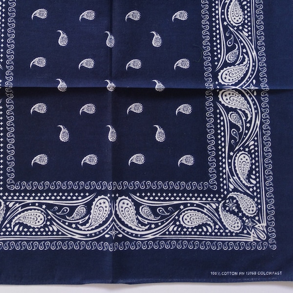 Blue - Handmade Cotton Bandana 23 main image 1