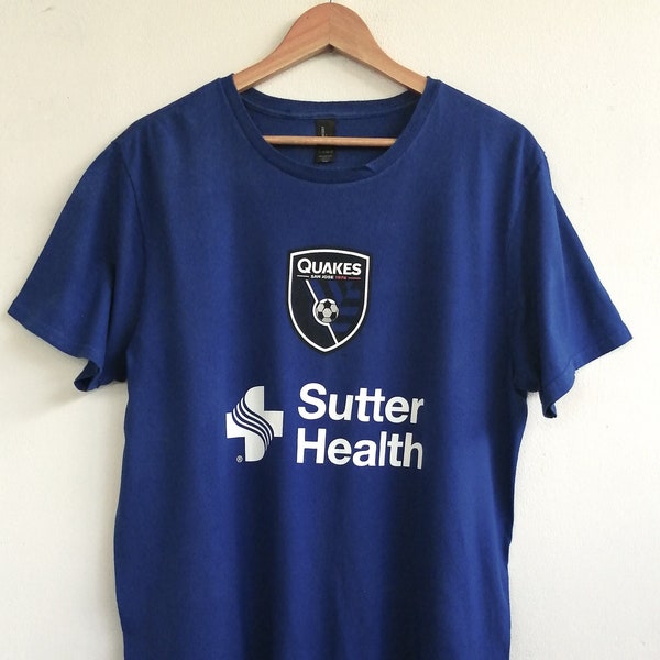 Quakes San Jose T Shirt Sutter Health Size L, Holiday Gifts