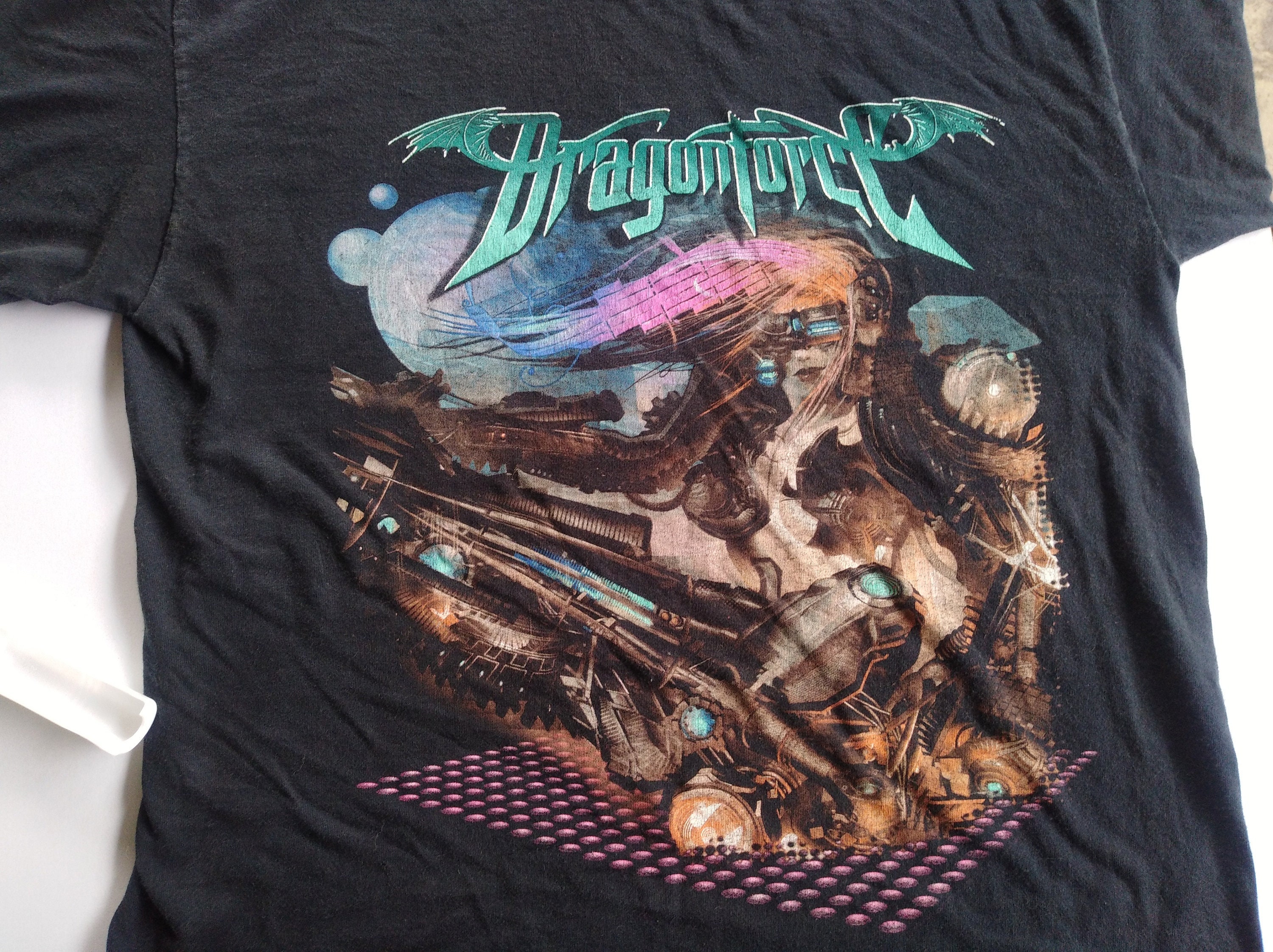 Dragonforce World Tour 2009 T-shirt Size LGG - Etsy Australia