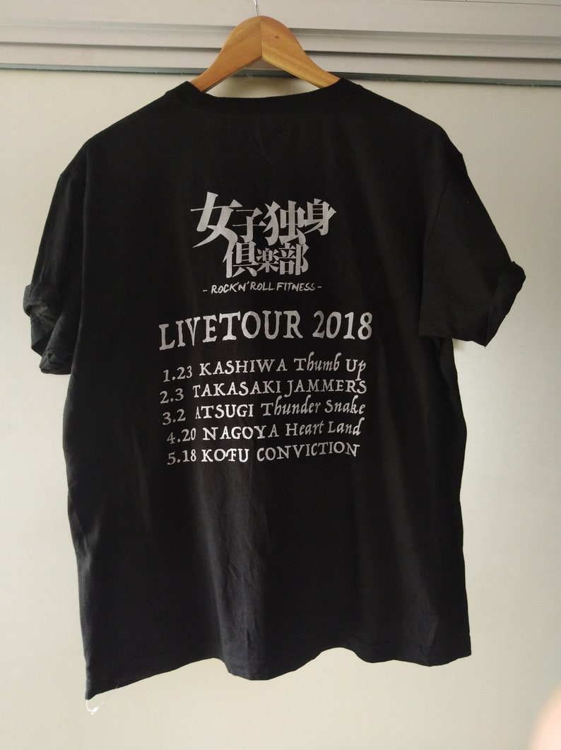 Livetour 2018 Rock n Roll Fitness camiseta japonesa, regalos navideños