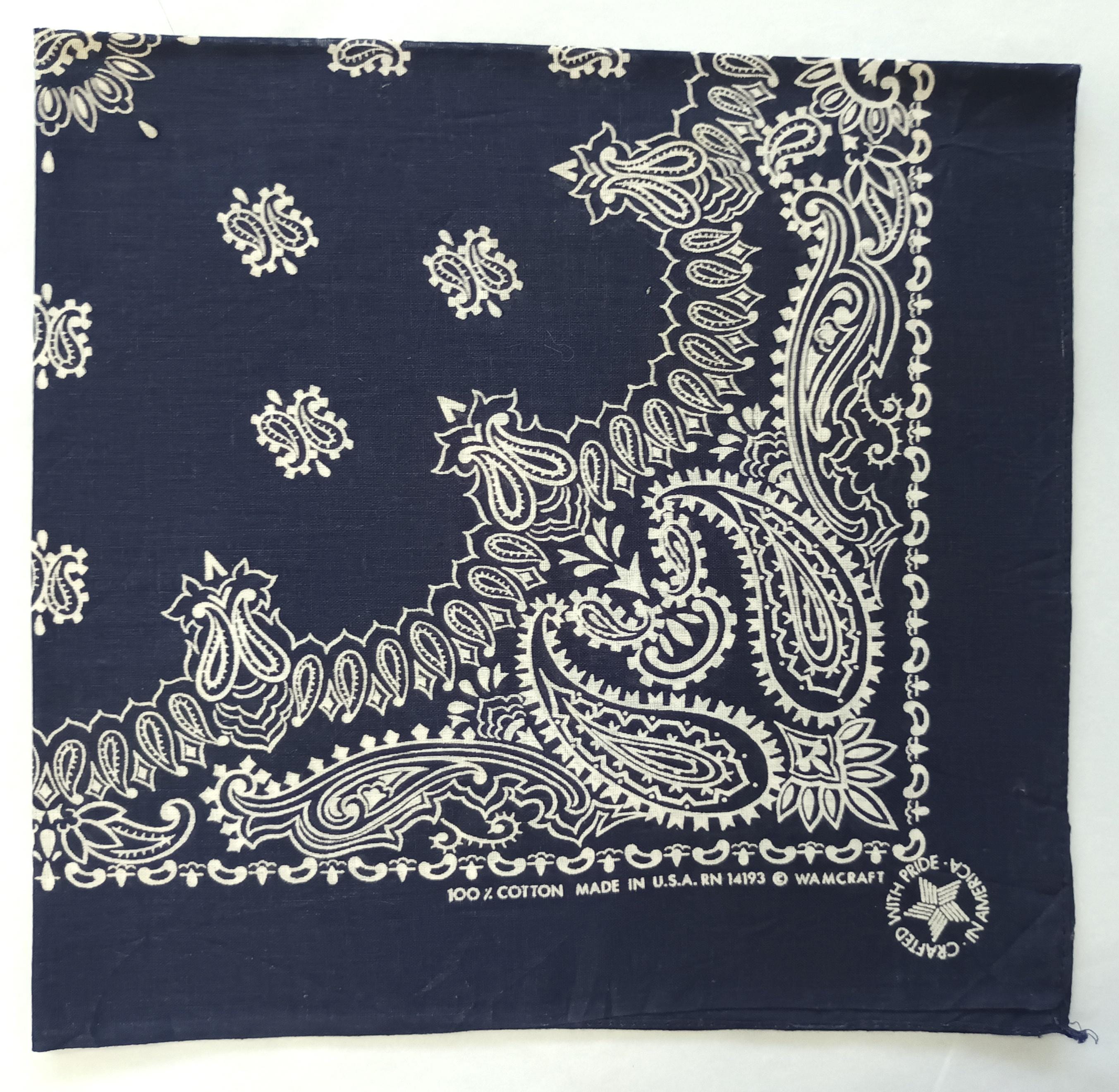 Vintage Wamcraft Bandana - Etsy