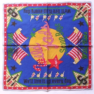 Scoop Boys Bandana Wild Kids Pop Art Print Street Bandana 20&quot; x 20&quot; Cotton 100%, Holiday Gifts