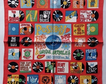 Poshboy Bandana Art Print Street Bandana 17 &quot;x 17&quot; Baumwolle, Weihnachtsgeschenke
