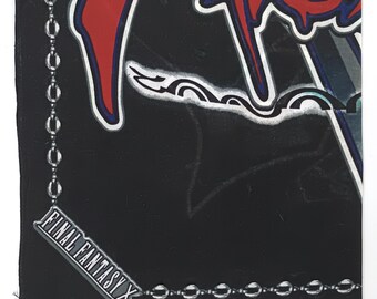 Vintage Final Fantasy X Reservation Bonus Bandana, 21 Inches