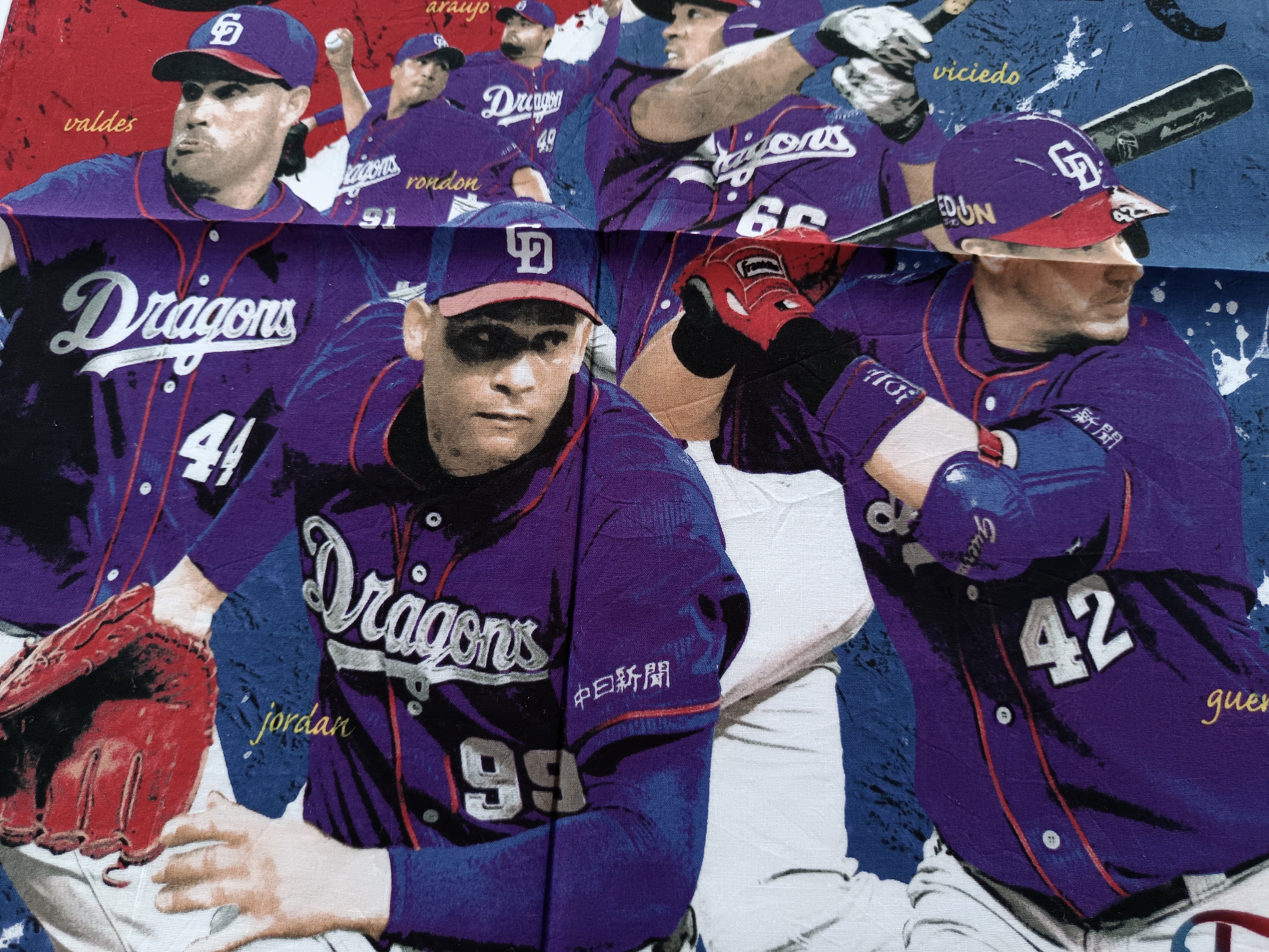 福袋 売れ残り Dragons Chunichi Bandana, 19.5 X 18.5 Game, Special FC Clothing
