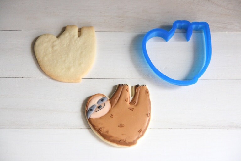 Sloth Cookie Cutter Etsy