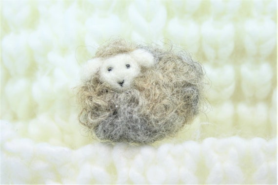 Sheep brooch best sale
