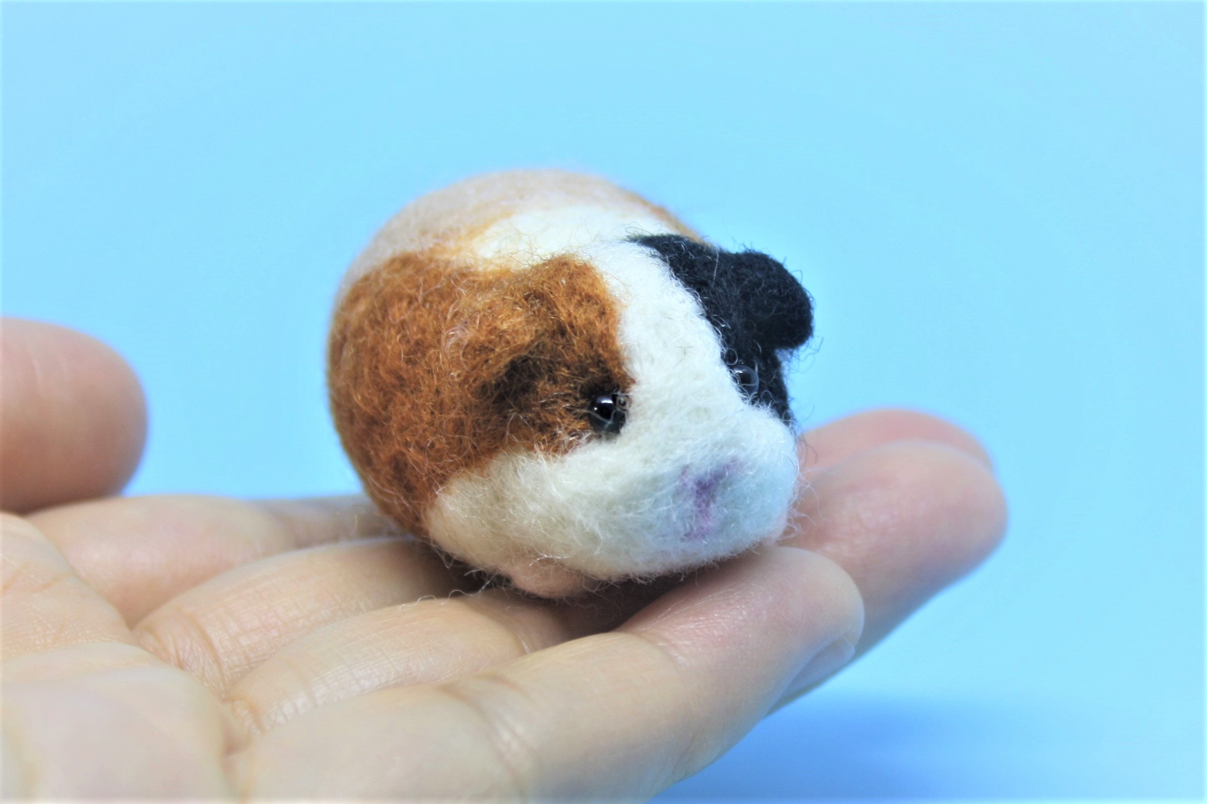 Needle felted guinea pig Needle felted animal Wool felted Etsy
