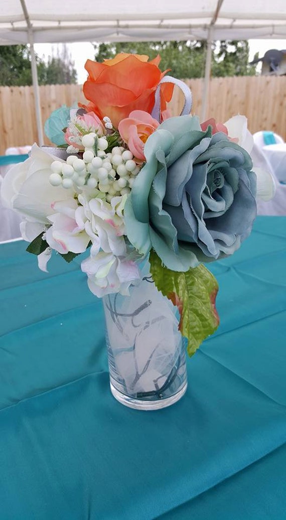 Wedding Flower Light Up Vase Centerpieces Etsy