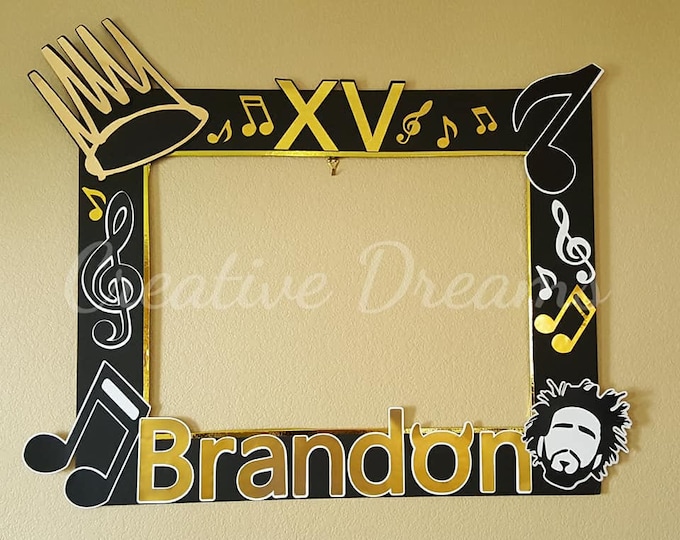 J Cole Themed Party Photo Frame Etsy