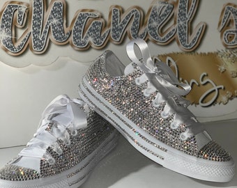 silver chucks women's