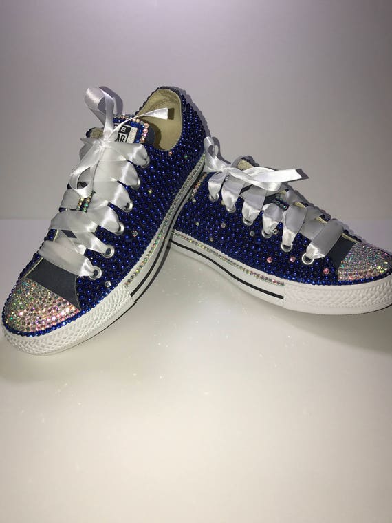 navy blue womens chuck taylors