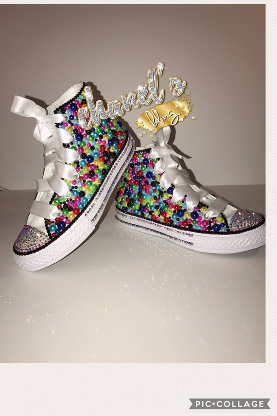 Kids bling clearance converse
