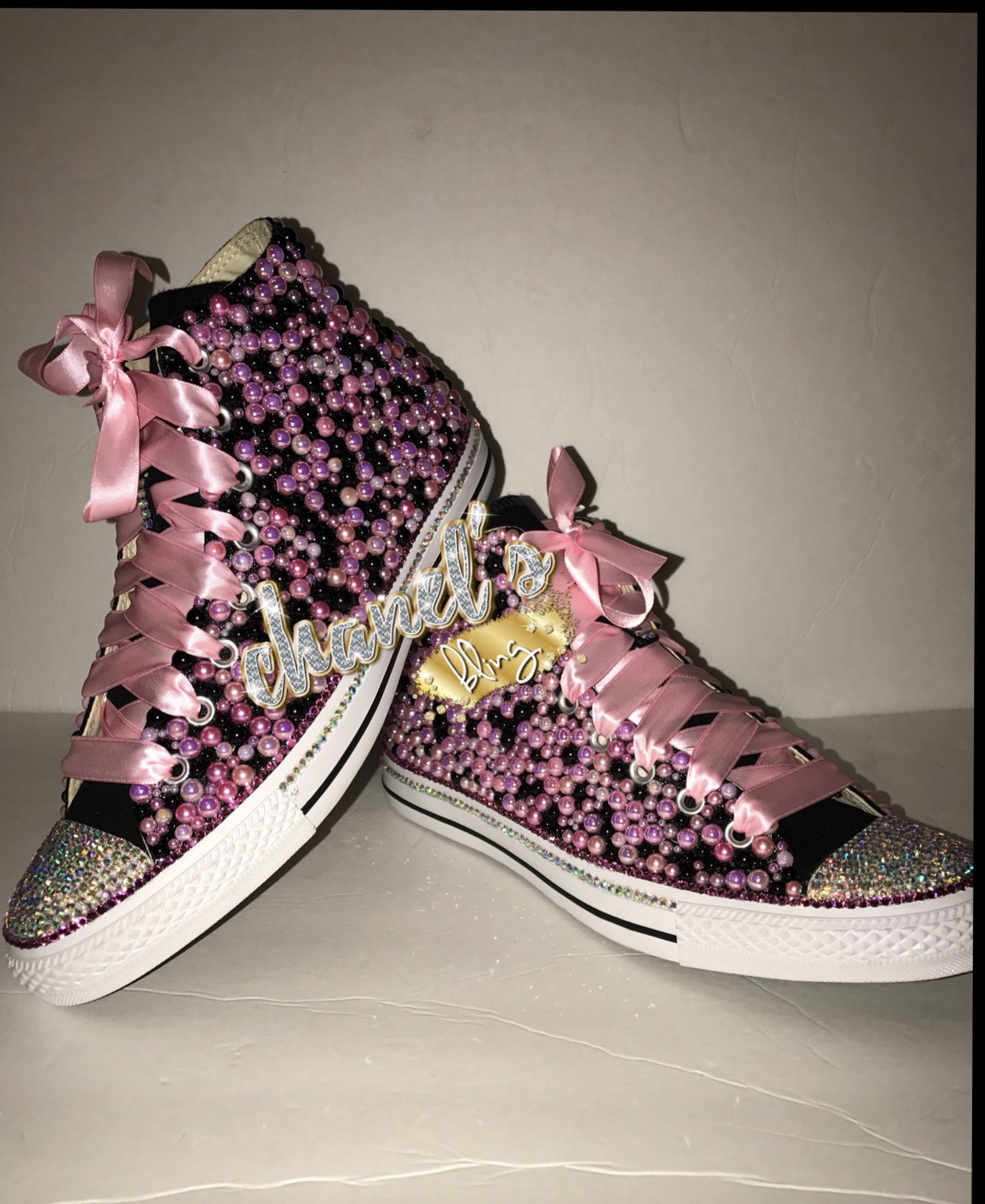 children's bling converse