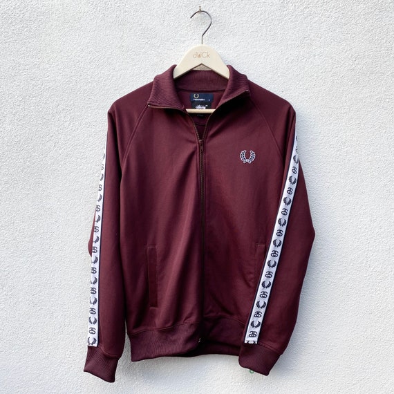 taped track jacket fred perry