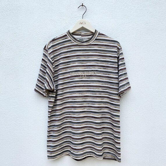 fake guess striped shirt