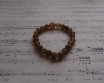 Dragon Veins Agate Bracelet