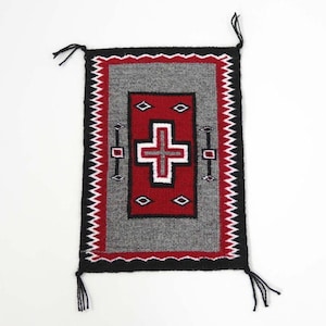 4x6 Handwoven Kilim Wool Navajo Rug Southwestern Pattern Wall Hanging Mexican Rug Housewarming Home Decor Custom Area wool rug Free Shipping