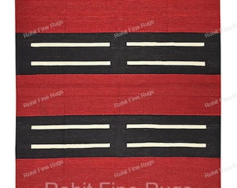 Alfombra Navajo de lana tejida a mano de 4x6 con diseño del suroeste, tapiz de pared, alfombra mexicana, decoración para el hogar de Año Nuevo, alfombra de tamaño personalizado, hecha a pedido, envío gratis