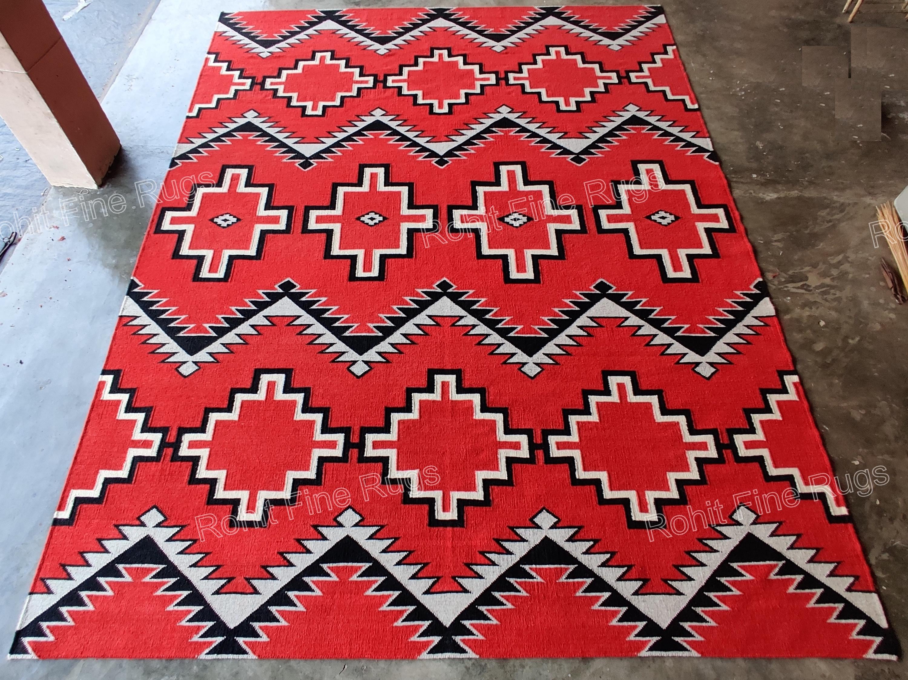 Navajo Rug ピクトリアル柄 Amazon.com: Navajo Rugs for Living Room